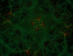 Imaginatory fractal abstract background Image