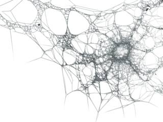 Intricate spiderweb design, perfect for Halloween graphics, website backgrounds, and spooky season promotions, use for suspenseful thrillers