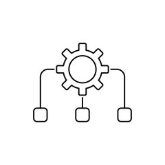 Icon a organization, isolated against a clean background.