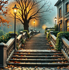 autumn in the park