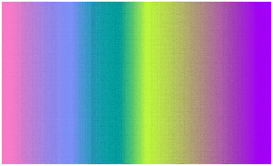 Horizontal gradient of pink, teal, yellow, and purple colors and modern abstract background.