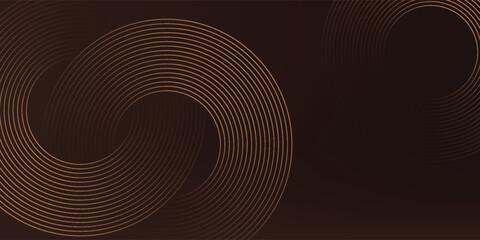 brown background with golden brown circles.luxury mocha mousse fabric.