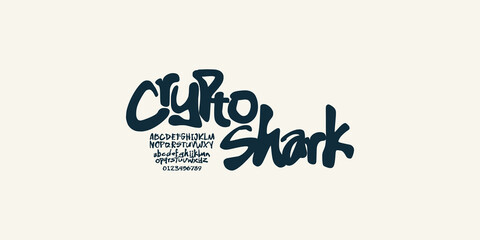 Nice fonts brush urban graffiti-style display font with smooth edges and attitude. Perfect for streetwear, hip-hop, posters, logos, youth branding, and rebellious creative projects.font © hiroglyph