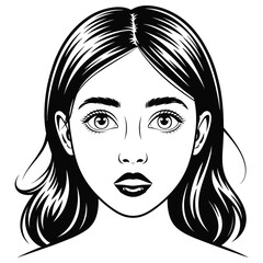 portrait of the girl