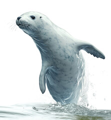 Fototapeta premium PNG Seal seal animal splash.