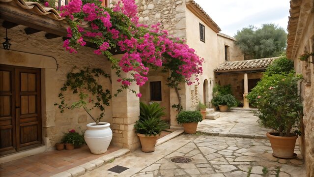 Fototapeta street in provence