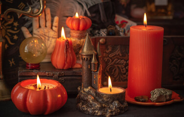 Halloween Pumpkin Candles, Autumn Décor, or mystical stuff