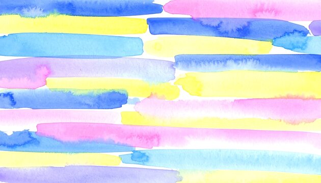Abstract watercolor stripes