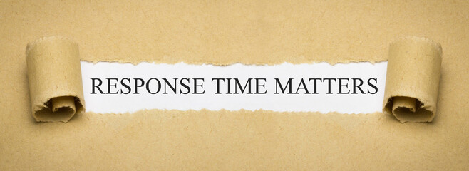 Response Time Matters