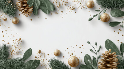 christmas greeting card for commercial greetings	with place for text