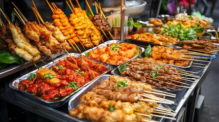 Food street food stall home cook style popular local