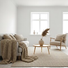 Modern minimalist living room (2)