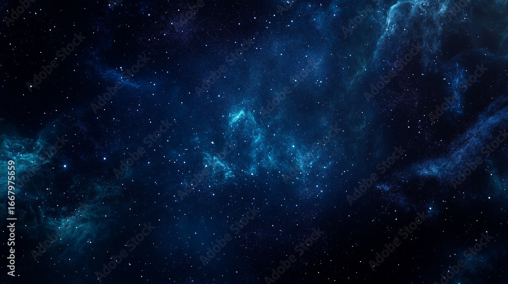 Wall mural abstract cosmos background. space dark background with fragment of our galaxy