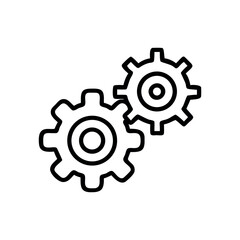 Fototapeta premium Gear Mechanism Icon
