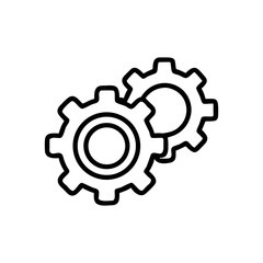 Obraz premium Gear Mechanism Icon