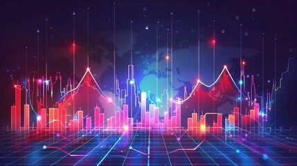 Dynamic Digital Landscape of Data Structures with Colorful Visualization and Trend Analysis Tools