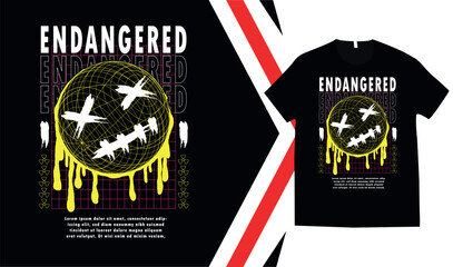 Urban style graphic design abstract illustration for t shirt, hoodie, typography t shirt design, authentic urban style streetwear design.