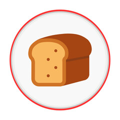 Bread Loaf Vector Icon