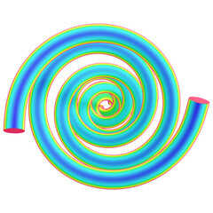Neon Spectrum 3D Shape