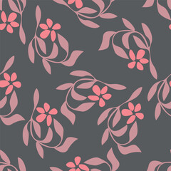 seamless pattern with flowers