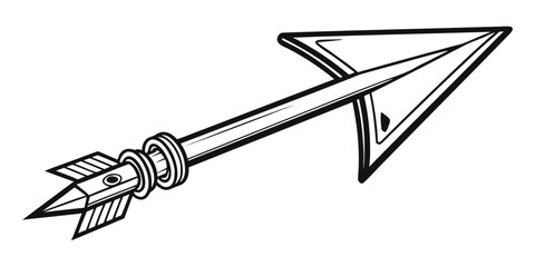 Minimalist arrow illustration set clean hand drawn black and white doodles
