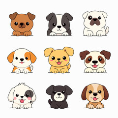 Obraz premium set of funny animals