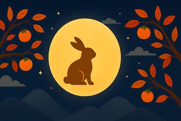 background with rabbits