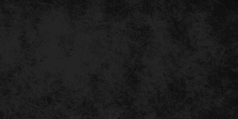 Dark concrete wall grunge texture rough blackboard and chalkboard grungy wall backdrop surface. dark wide panorama picture black wall texture rough concrete floor, old grunge background.	