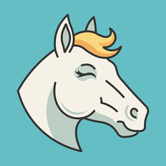 horse head vector illustration