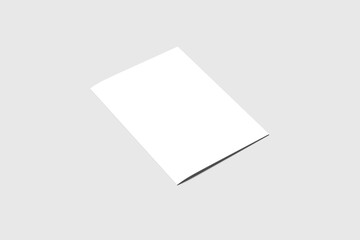 Bi Fold Brochure Mockup