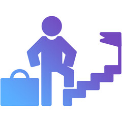 Gradient Icon Career And Professional Life