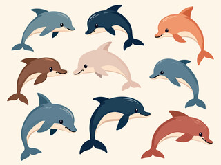 set of dolphins © Nellys