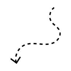 Dashed Arrow Path.