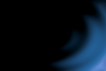 青ぼかしが入った黒のテクスチャ背景 