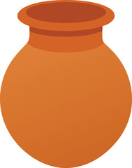 ceramic jug isolated on white background