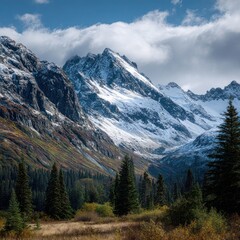 Obraz premium wild nature scenery Alaska mountains
