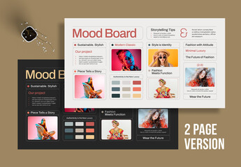 Fashion Mood Board Layout