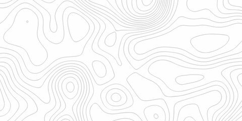 Abstract minimal The pattern discovery vector topo map creative discovery White wave grid stripe line map topography. vector geographic contour mounted map background.	
