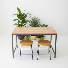 green table and chairs