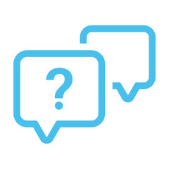 question mark icon button in speech bubble. faq sign, customer support and support sign or ask and help signs with red question icon symbol - Frequently Ask Question vector Illustration