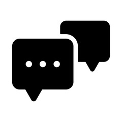 Chat icons. chatting speech bubble symbol icon set . comment icon button . message talk bubble, communication, Conversation, icons