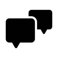 Comment icon speech bubble symbol. Chat message icons - talk message. Bubble chat icon. web vector icon