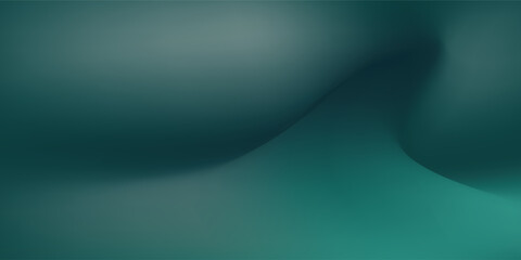 White green simple blurred gradient on dark grainy background, glowing light spot, copy space.Eps 10