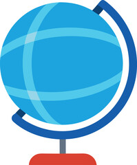 blue globe icon