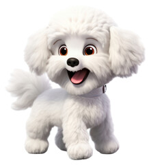Obraz premium PNG Poodle cartoon mammal animal.
