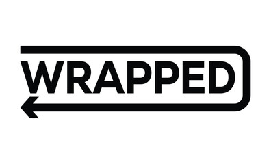 Black and white logo design featuring bold text 