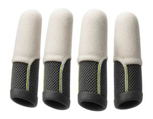 Cotton finger cots with breathable mesh for rock climbing