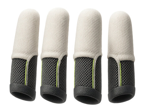 Cotton finger cots with breathable mesh for rock climbing