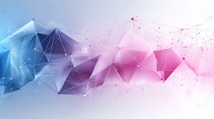 Abstract Geometric Design Background With Triangles And Gradient Colors