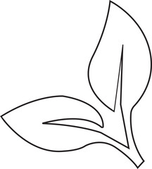 Leaf Icons Leaf icons set. Green leaves vector collection. Ecology, environment, and nature symbol. Bio, organic, and vegan sign. Plant sprout logo element for eco friendly products.